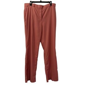 Ann Taylor Women’s Tailored Trousers Dusty Rose Pink Size 14 Career Work Slacks